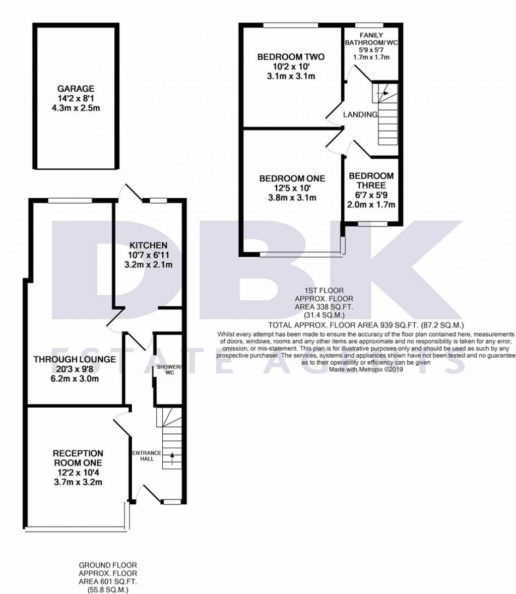 Floorplans For Wentworth Road, Southall, UB2