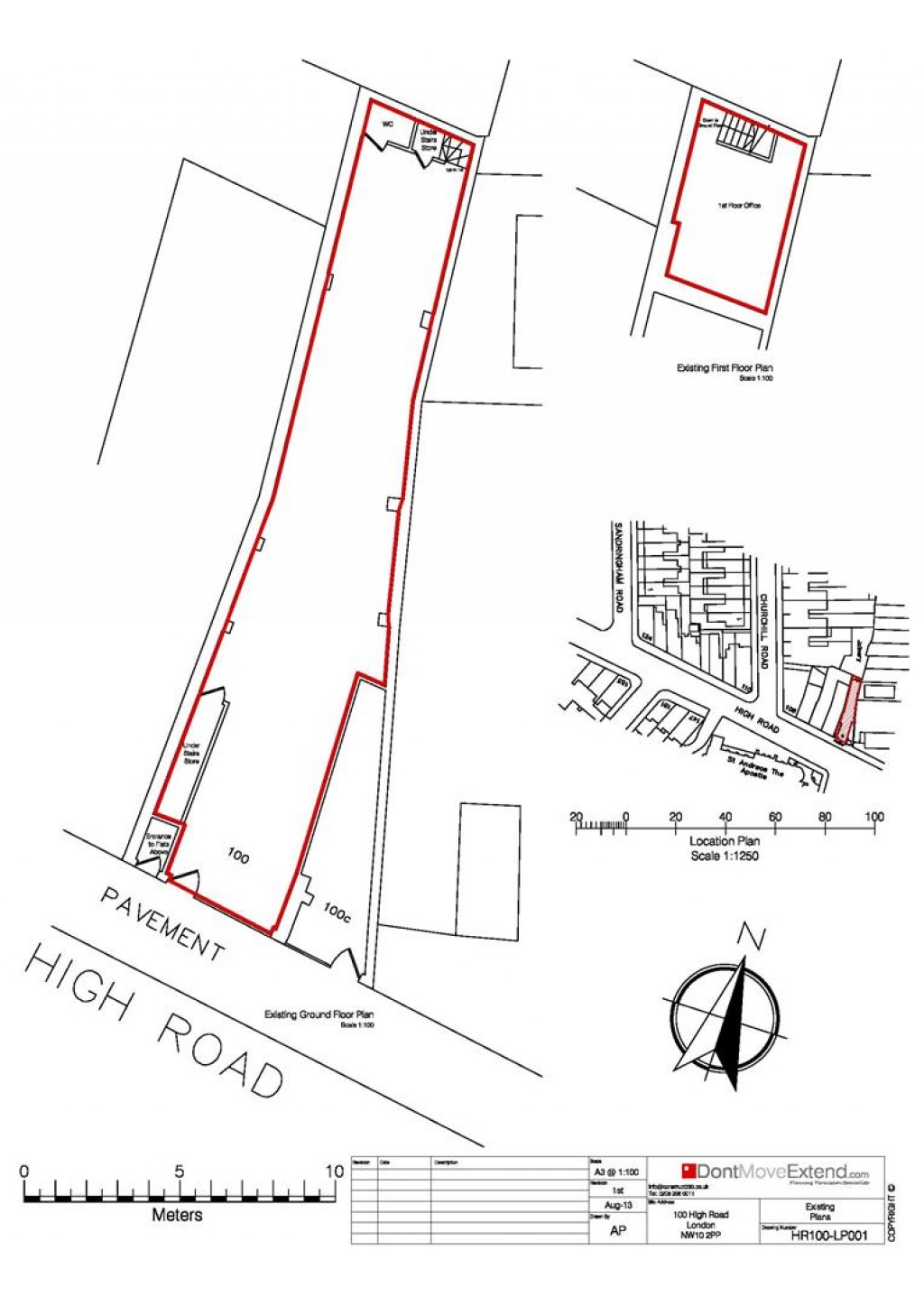 Floorplans For High Road, Willesdon, NW10