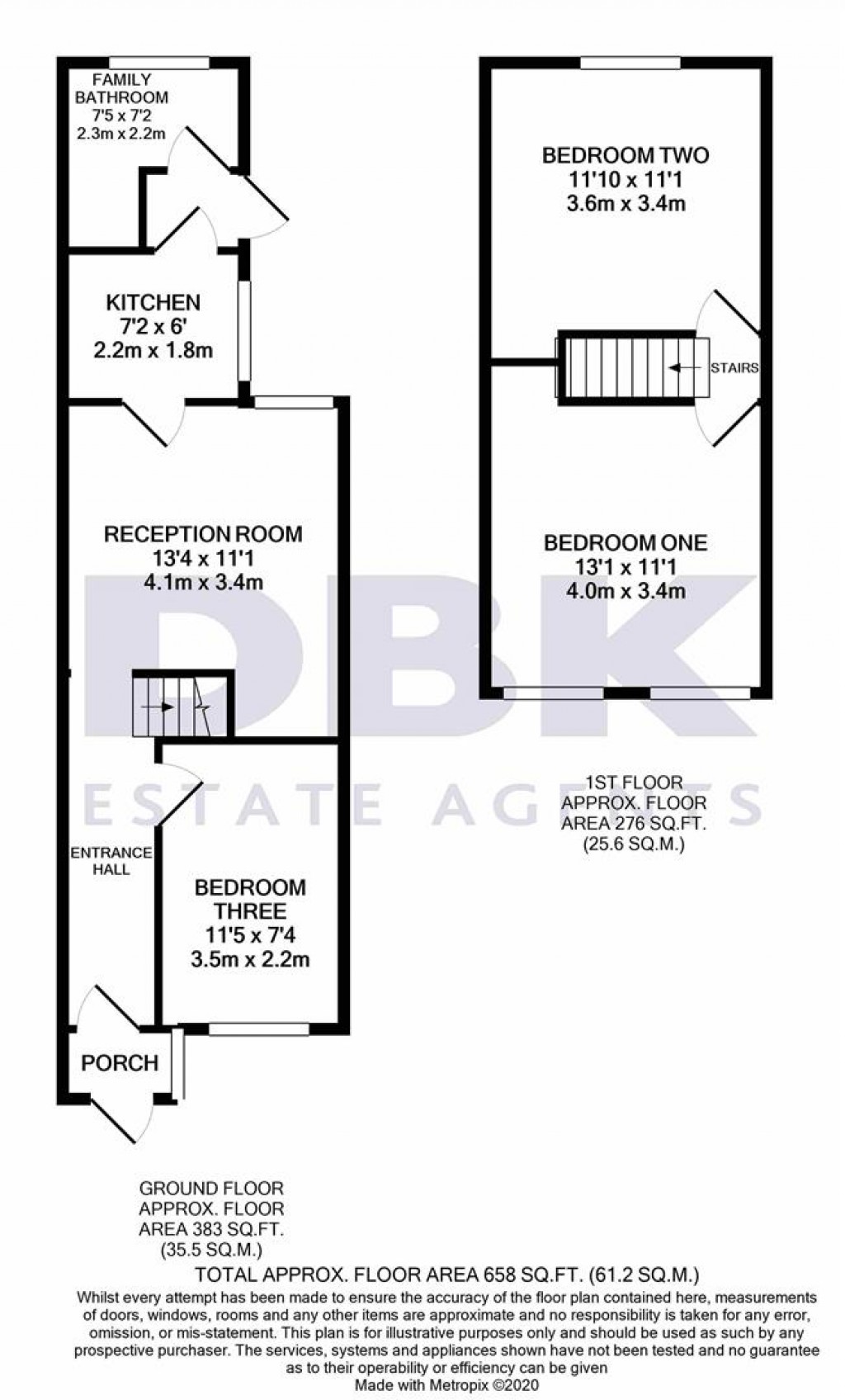 Floorplans For Myrtle Road, Hounslow, TW3