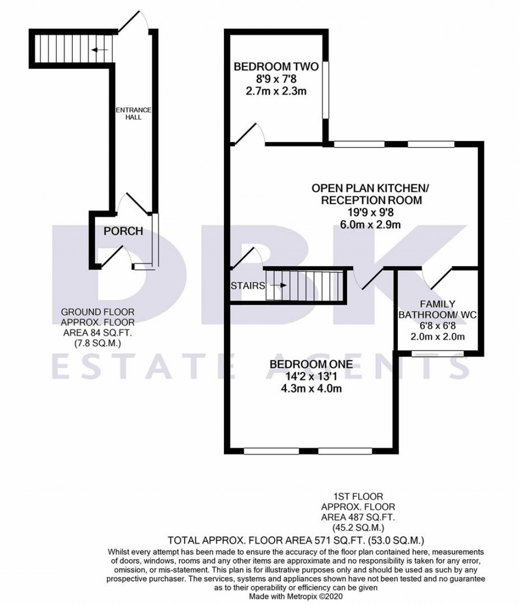 Floorplans For Worton Road, Isleworth, TW7
