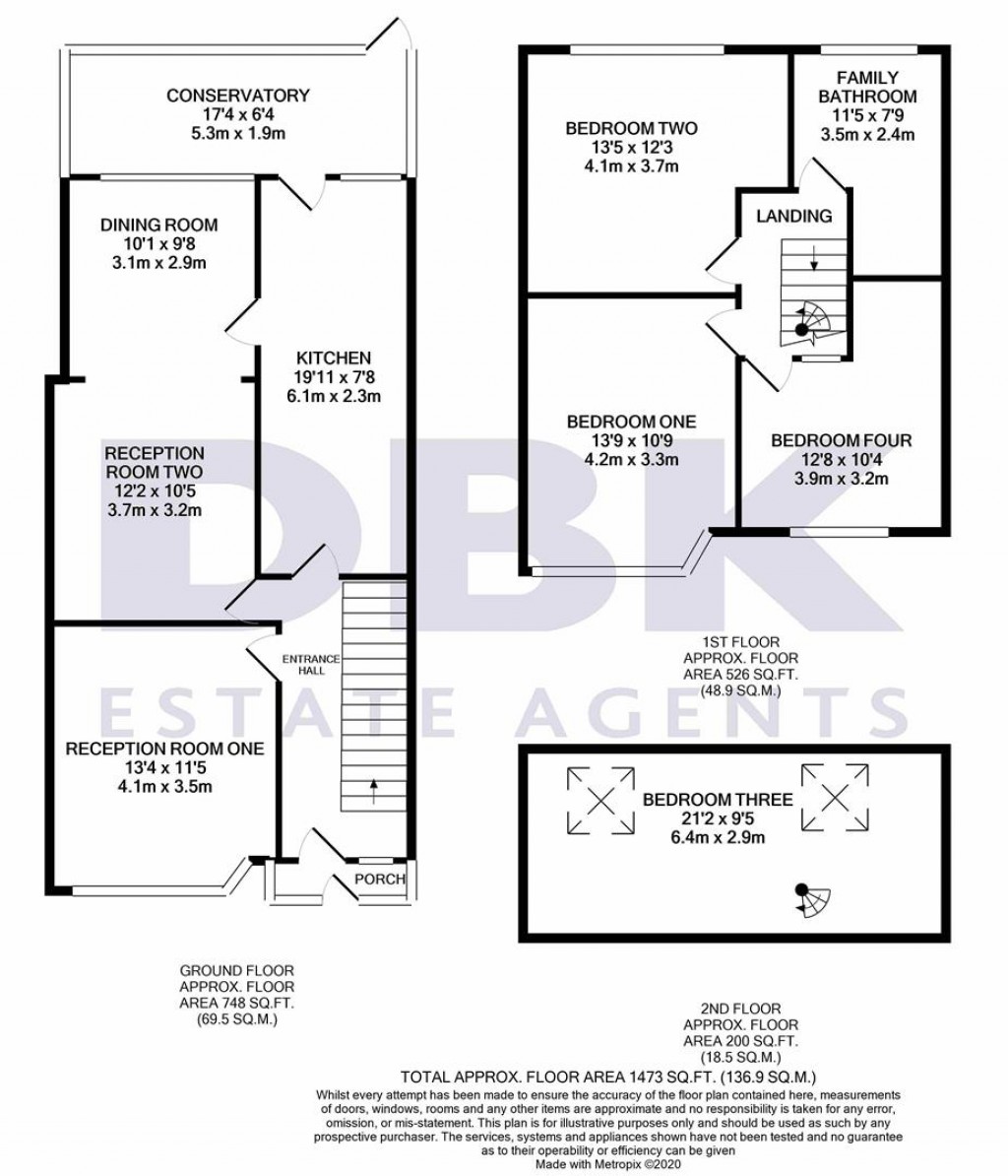 Floorplans For Chaucer Avenue, Cranford, TW4