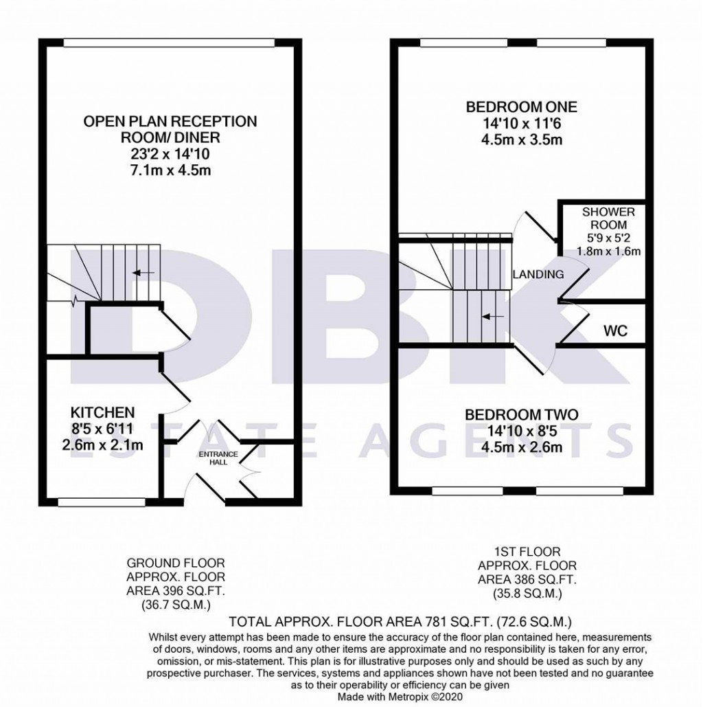 Floorplans For Norman Crescent, Heston, TW5