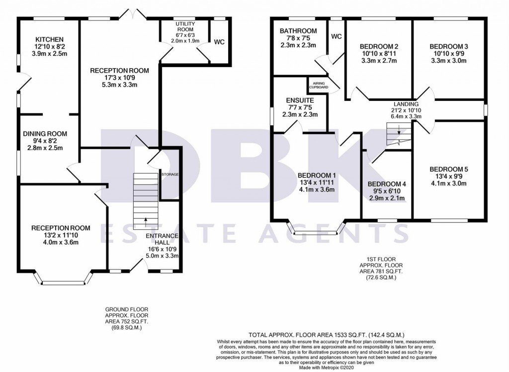 Floorplans For St Mary`s Crescent, Osterley, TW7