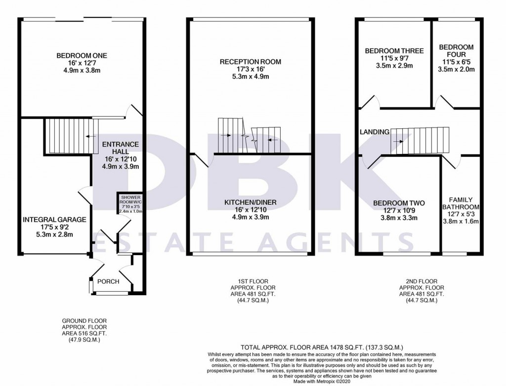 Floorplans For Wheatlands, Heston, TW5