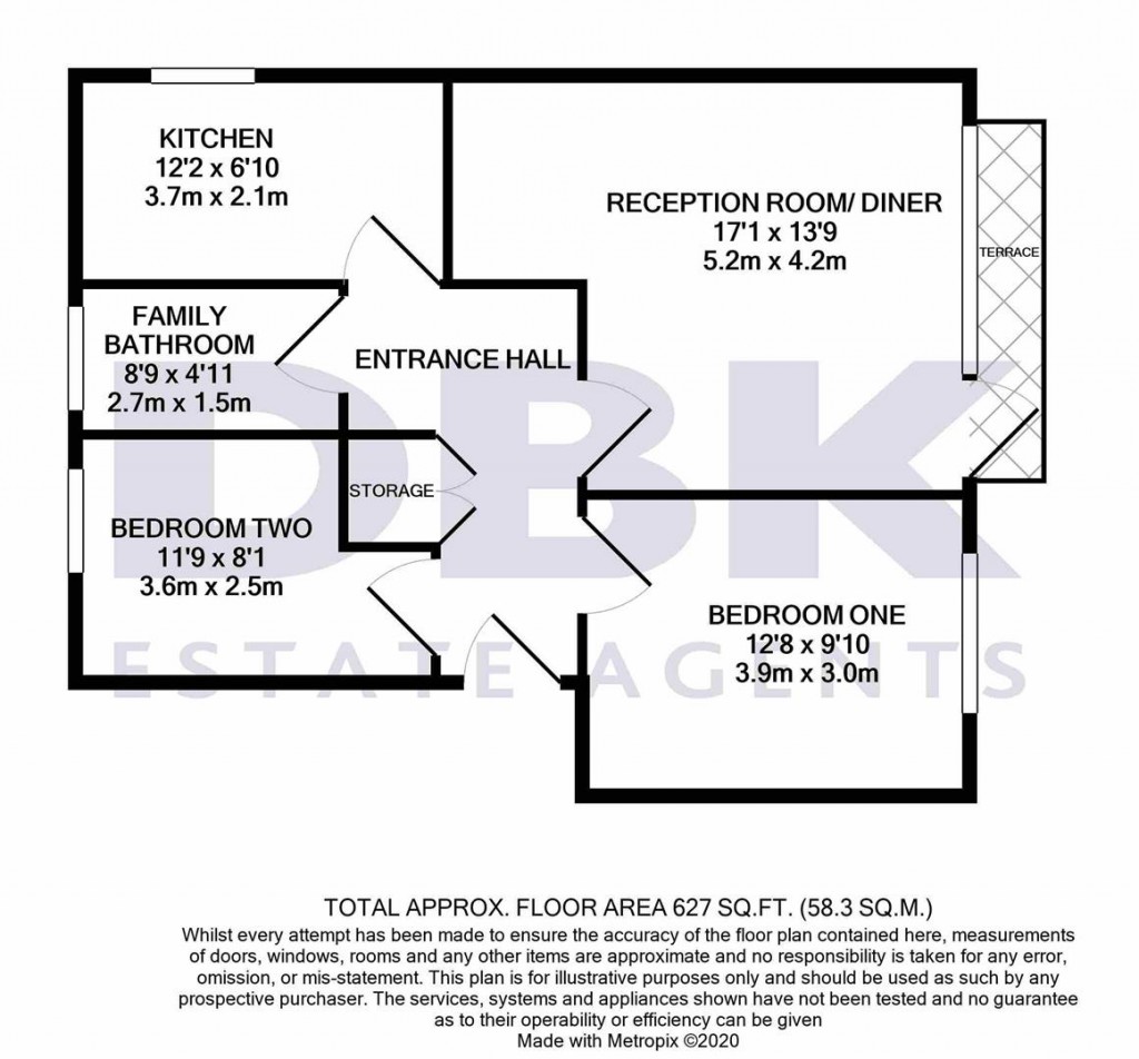 Floorplans For Memorial Close, Hounslow, TW5