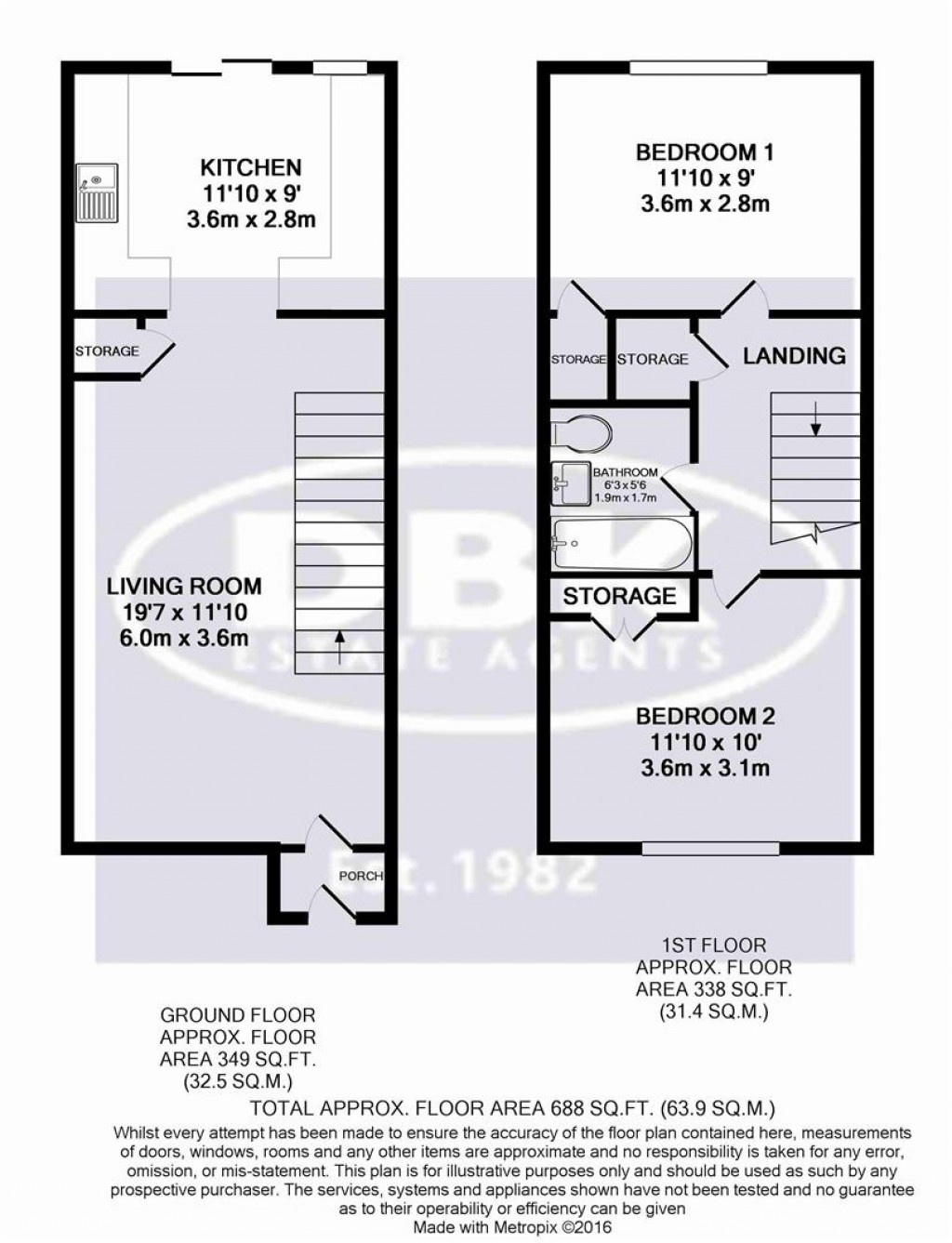 Floorplans For Wheatlands, Heston, TW5