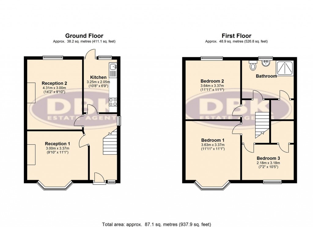 Floorplans For Ash Grove, Heston, TW5
