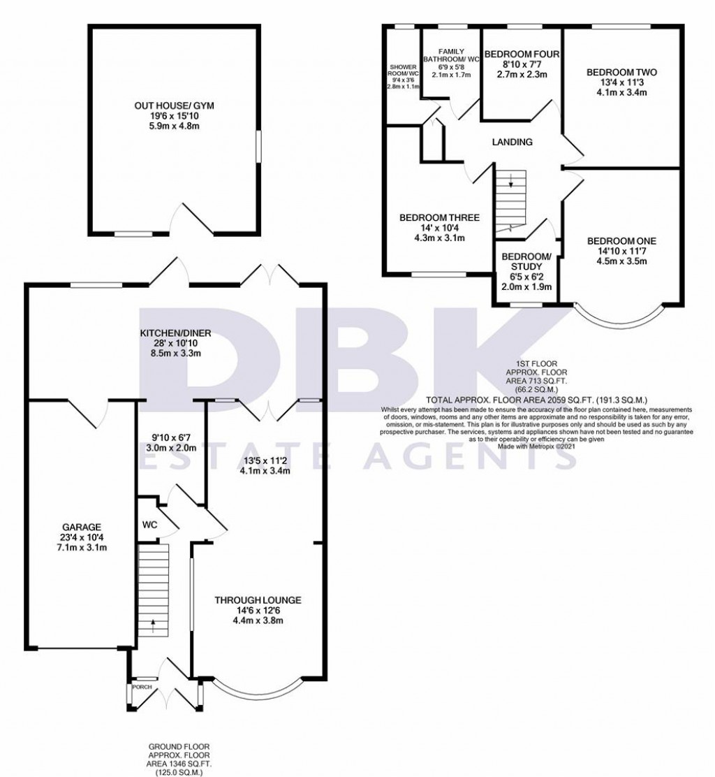 Floorplans For Sutton Hall Road, Heston, TW5