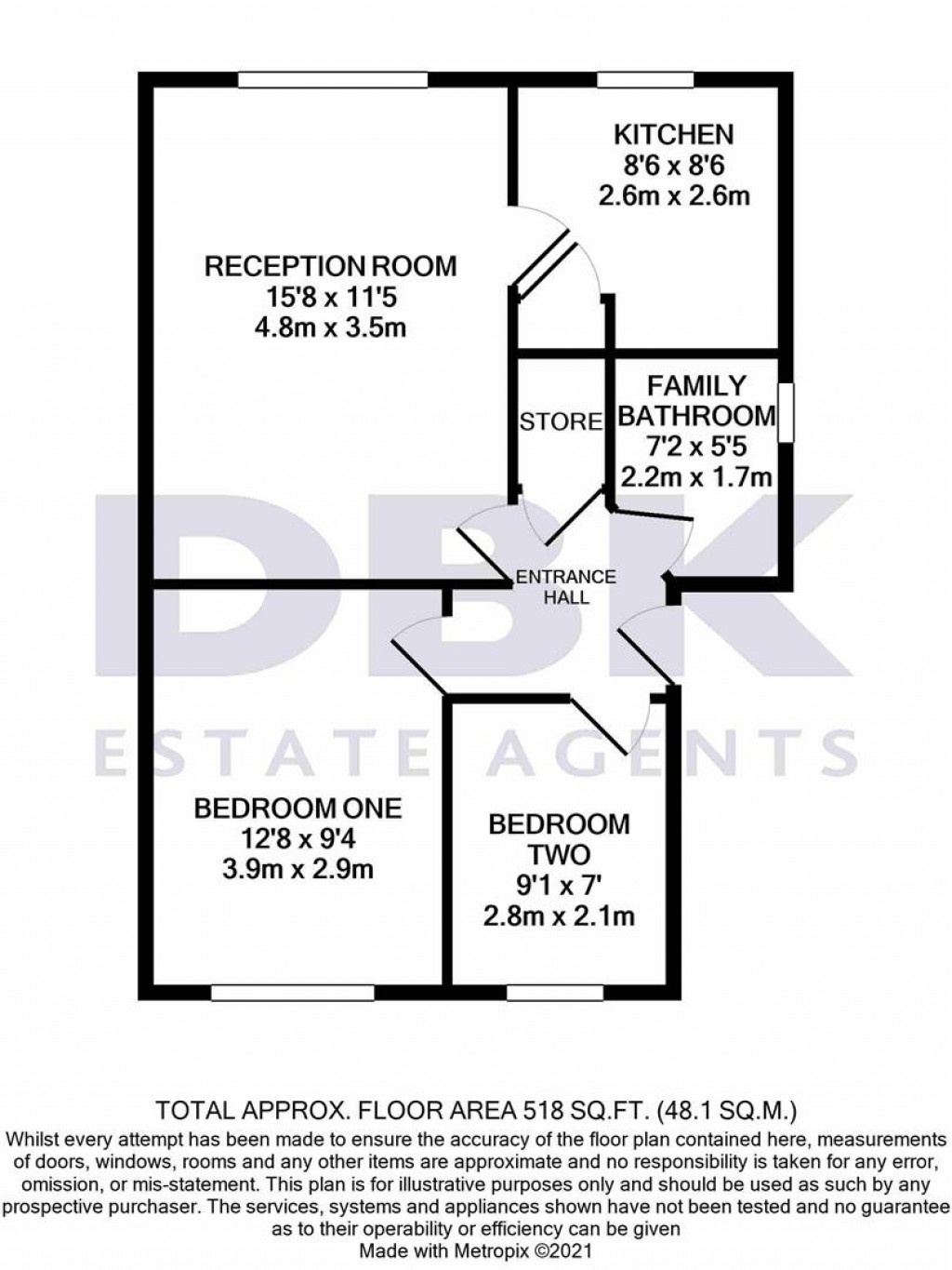 Floorplans For Old Park Mews, Heston, TW5