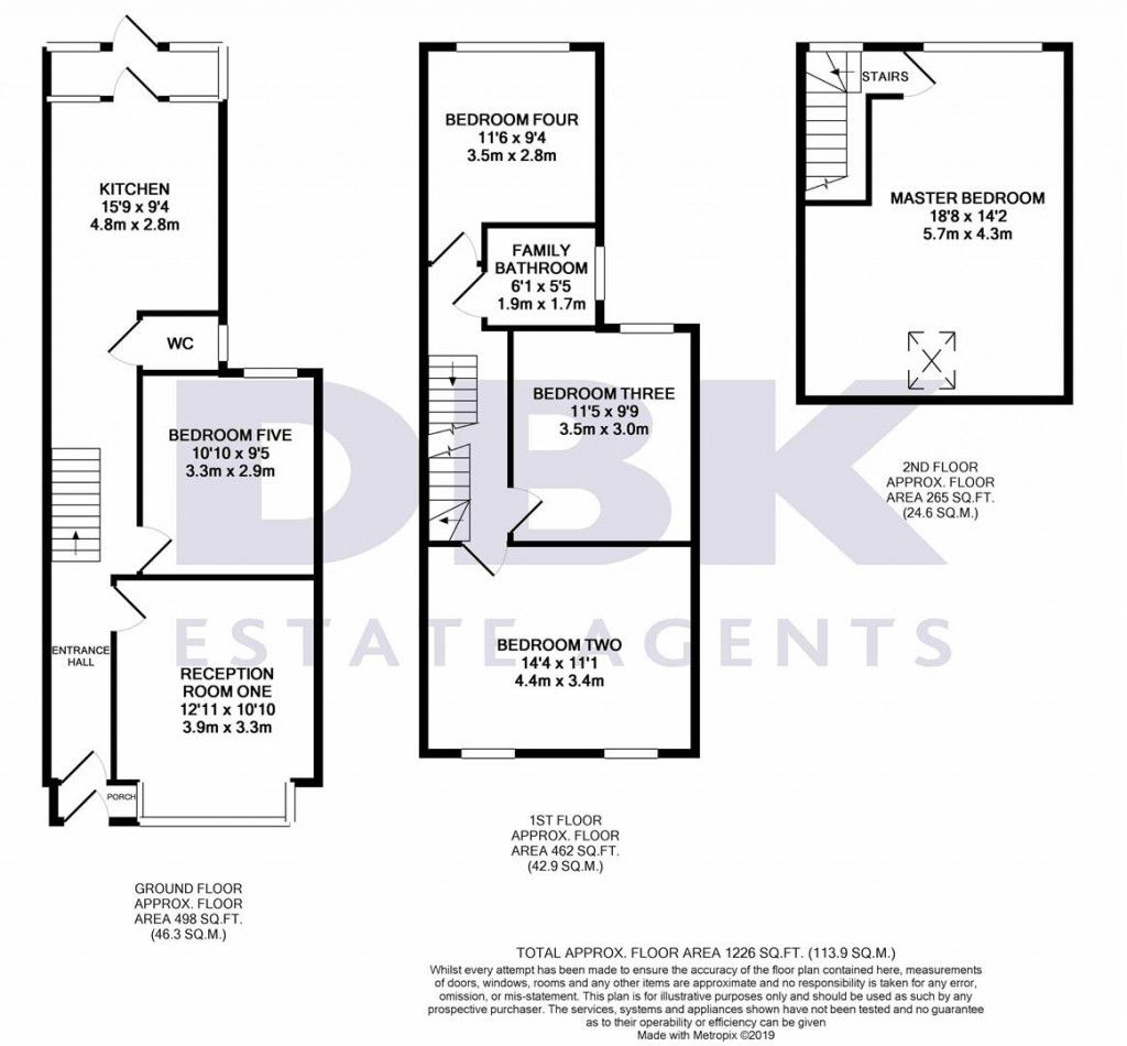 Floorplans For Victoria Road, Southall, UB2