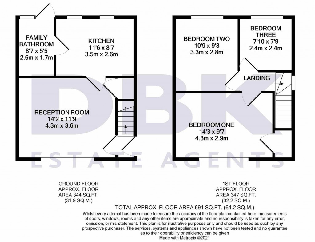 Floorplans For Worton Road, Isleworth, TW7