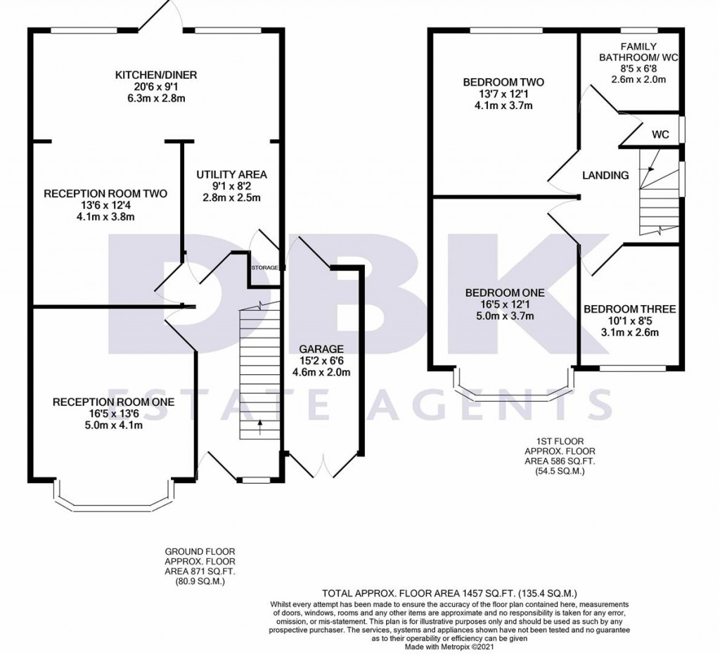 Floorplans For Sutton Road, Heston, TW5