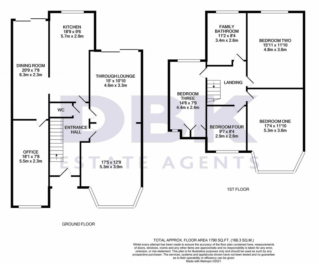 Floorplans For Lingwood Gardens, Isleworth, TW7