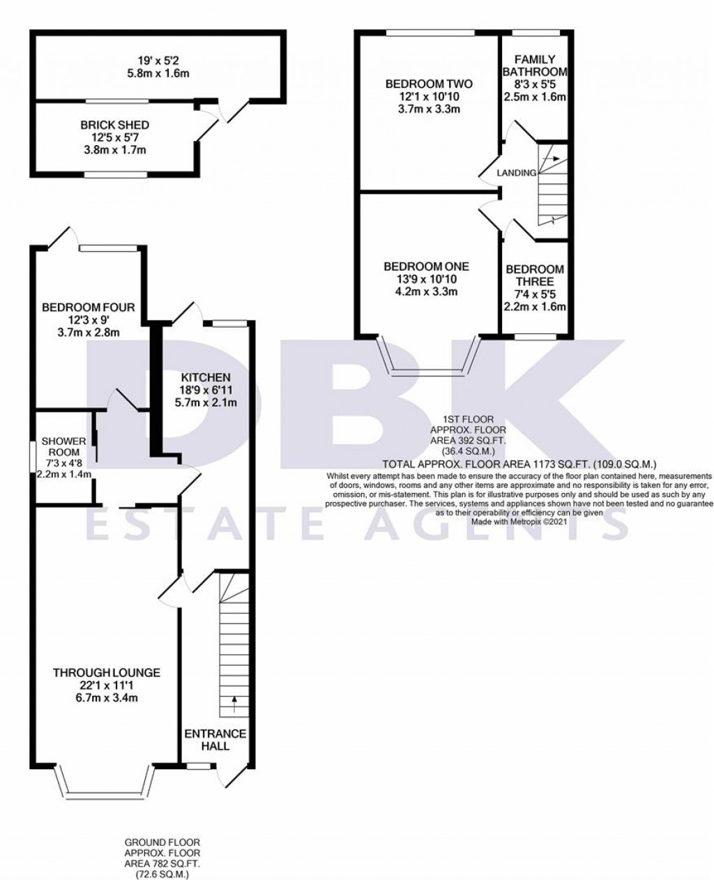 Floorplans For Basildene Road, Hounslow, TW4