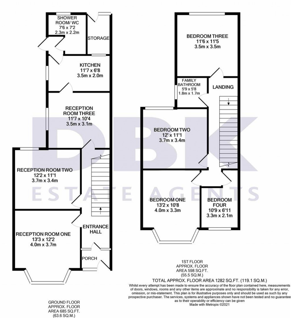 Floorplans For Denbigh Road, Hounslow, TW3