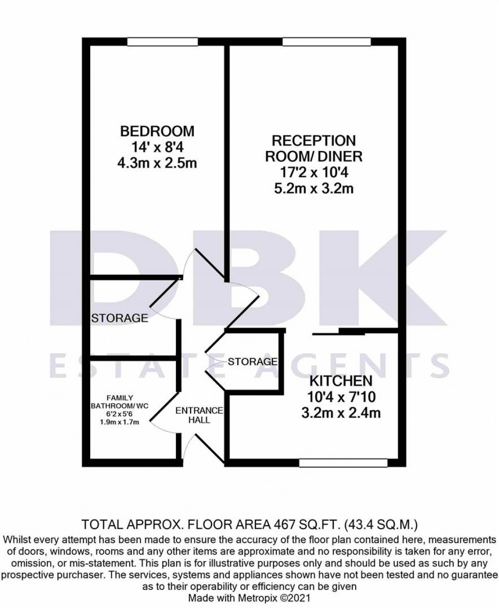 Floorplans For Midsummer Avenue, Hounslow, TW4