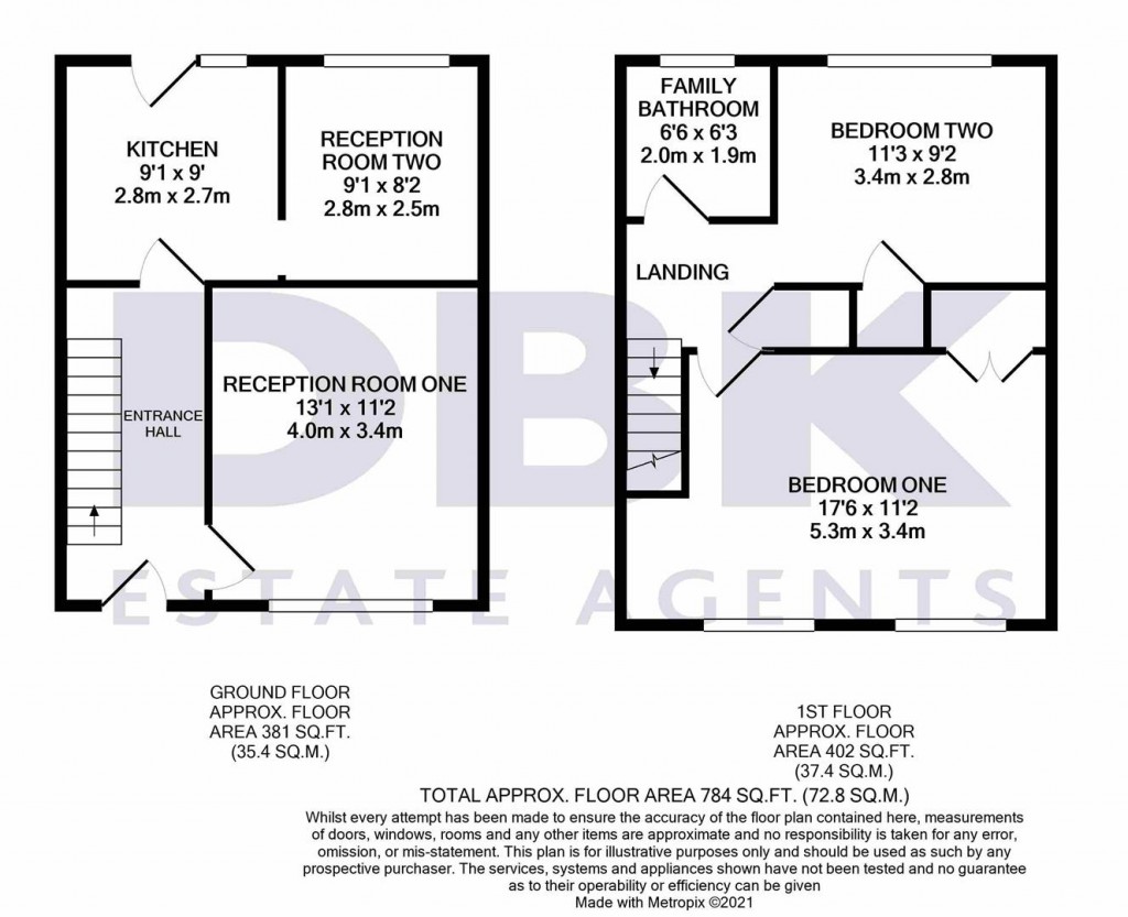 Floorplans For Lichfield Road, Hounslow, TW4