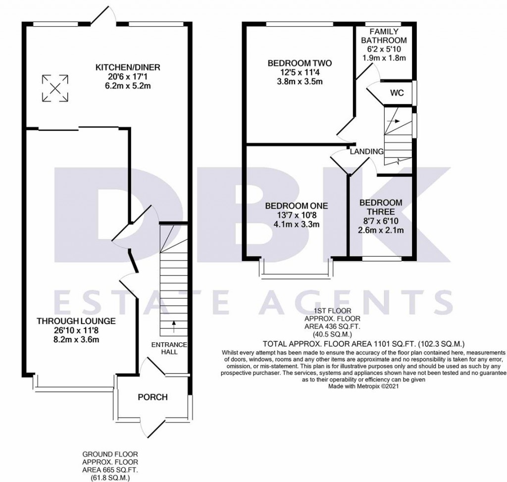 Floorplans For Heston Avenue, Heston, TW5