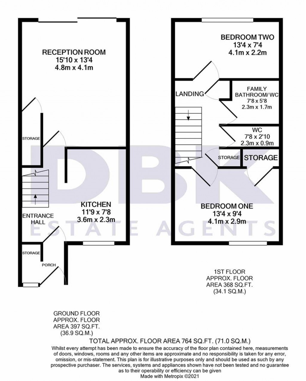 Floorplans For Clare Road, Hounslow, TW4