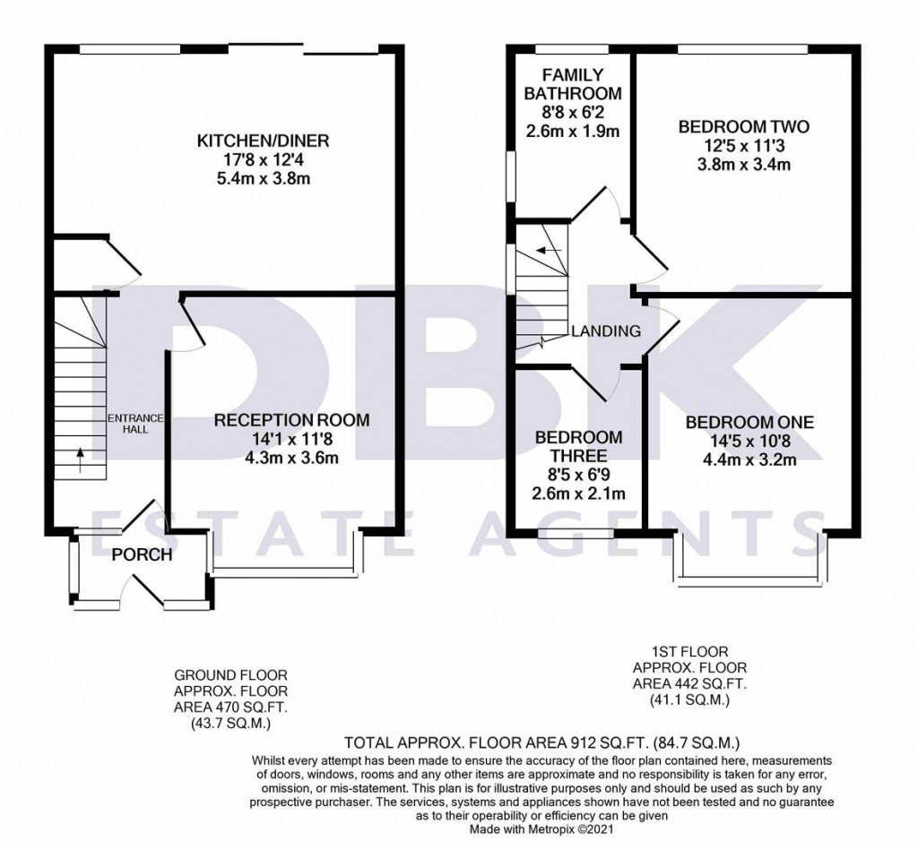 Floorplans For Heston Avenue, Heston, TW5