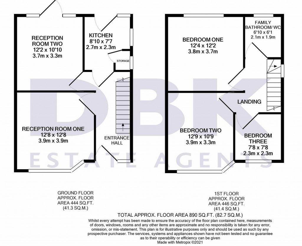 Floorplans For Unwin Avenue, Feltham, TW14