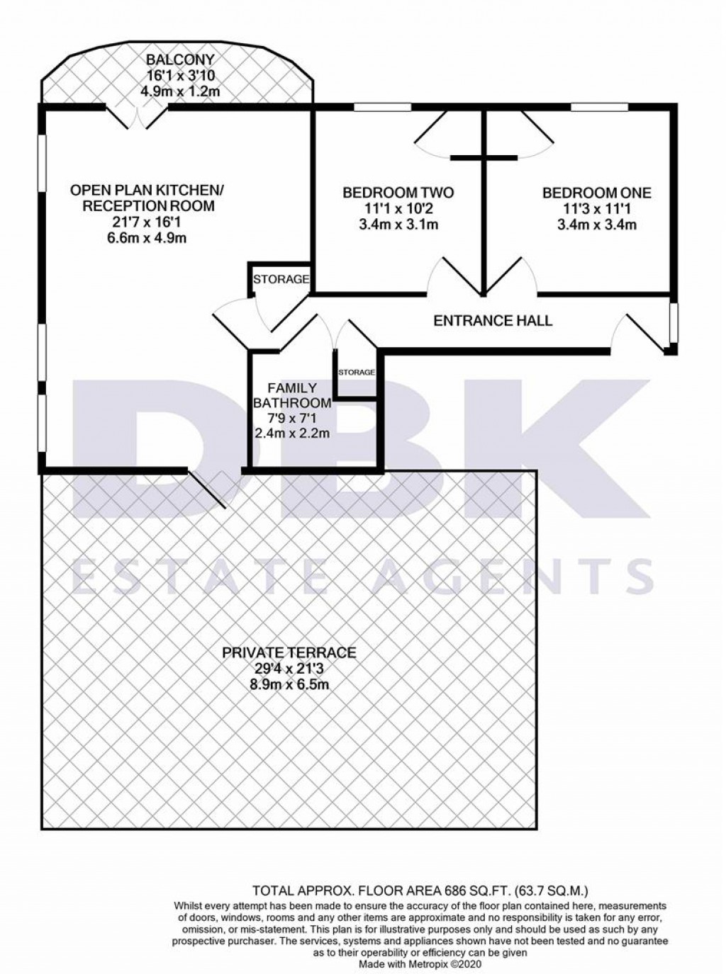Floorplans For Maple Leaf Court, Bell Road, Hounslow, TW3