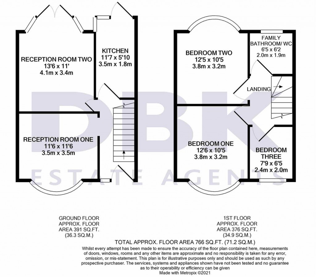 Floorplans For Bourne Avenue, Hayes, UB3