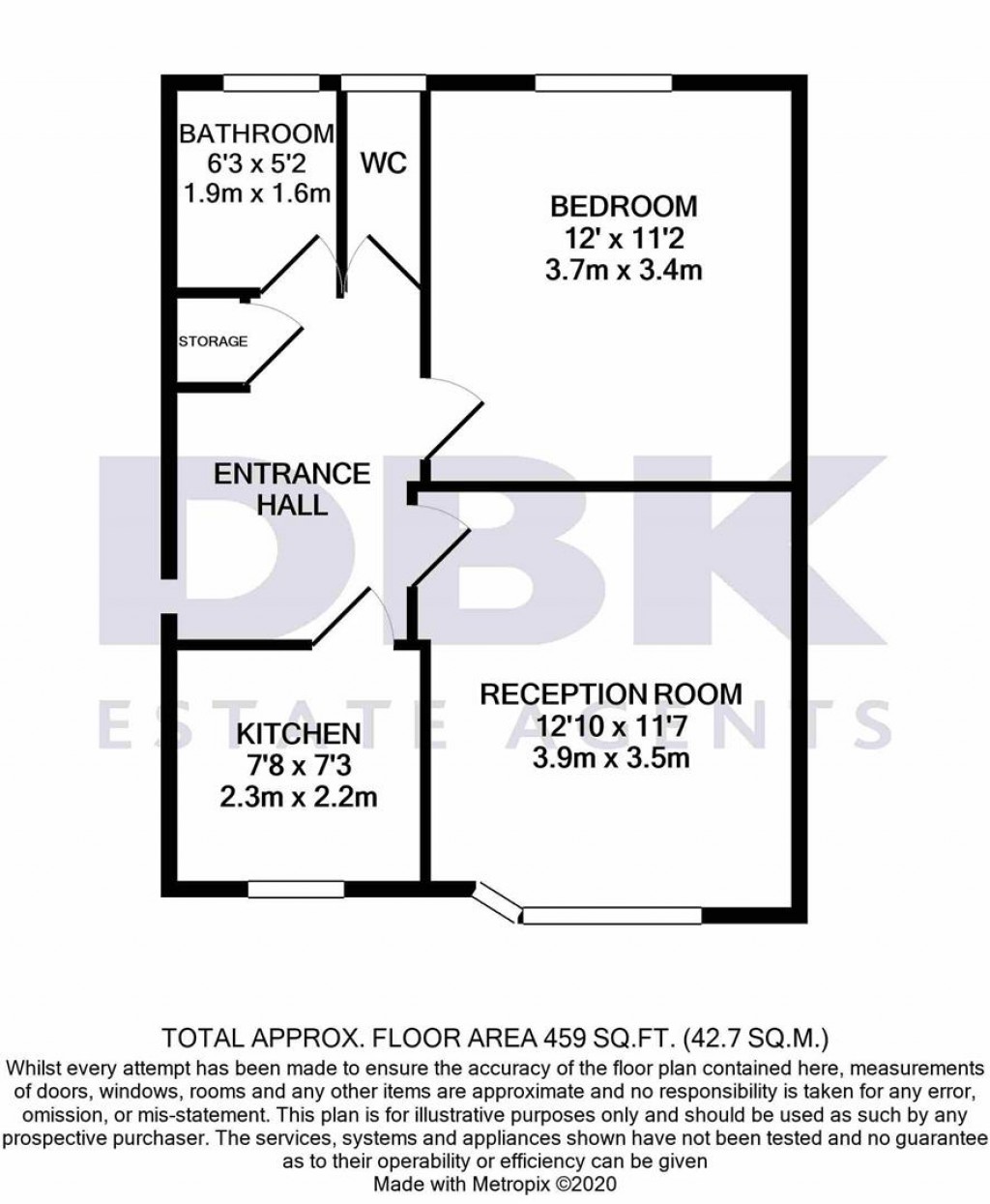Floorplans For Rosemary Avenue, Hounslow, Middlesex, TW4