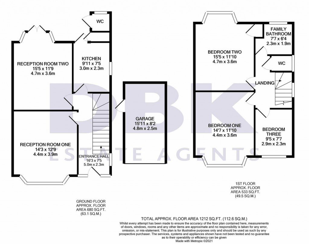 Floorplans For Burns Way, Heston, TW5