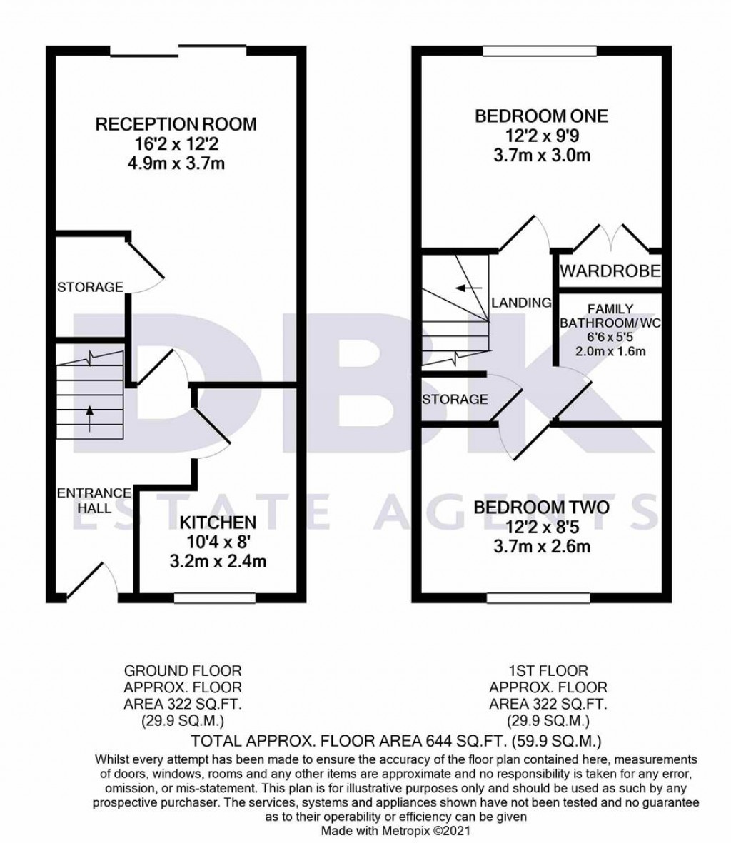 Floorplans For Churchill Close, Feltham, TW14