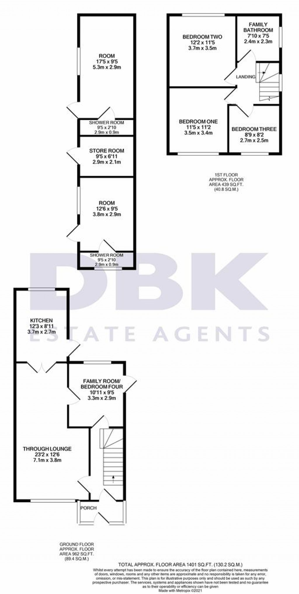 Floorplans For Ely Road, Hounslow, TW4