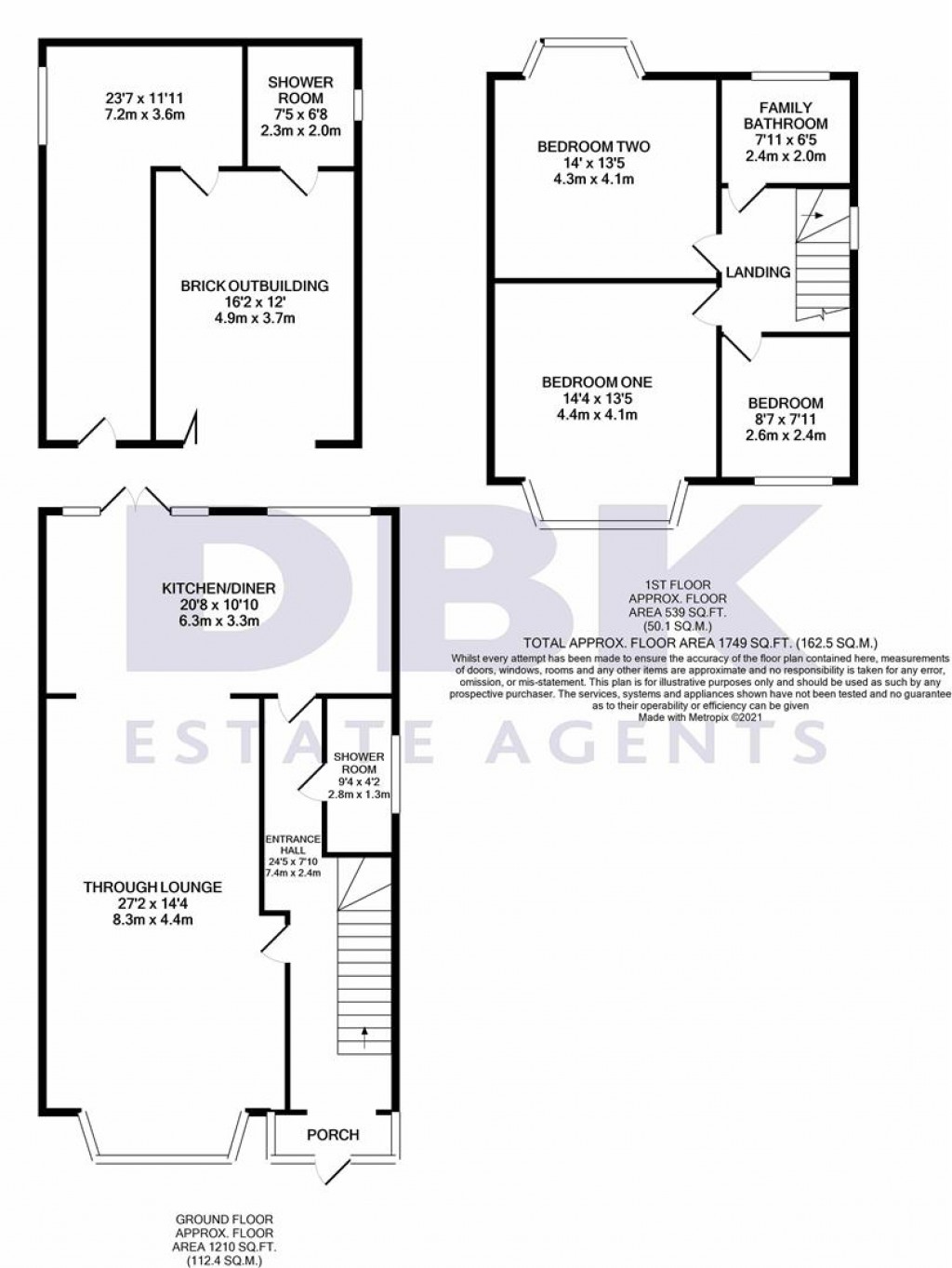 Floorplans For Shelley Crescent, Heston, TW5