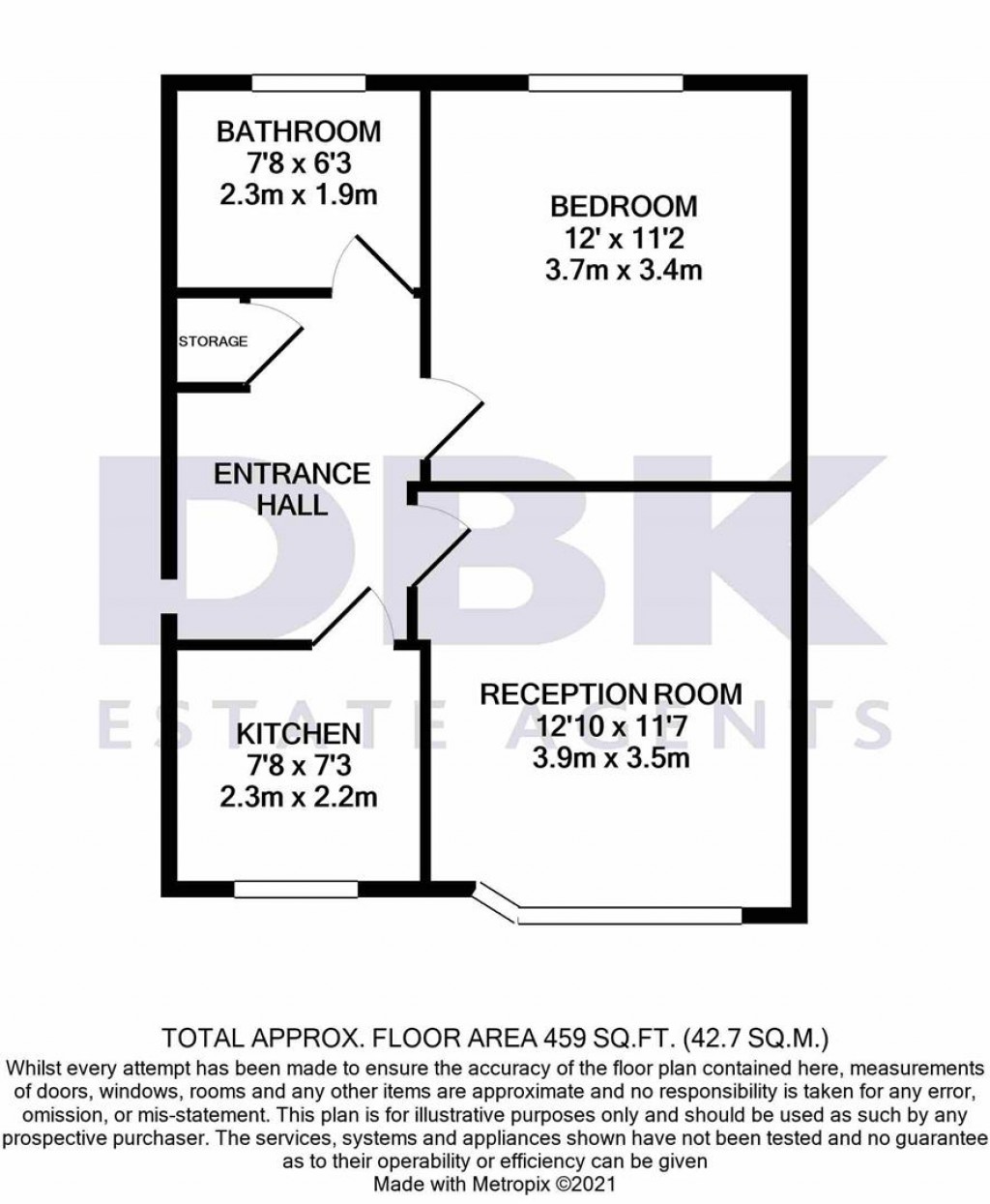 Floorplans For Rosemary Avenue, Hounslow, TW4