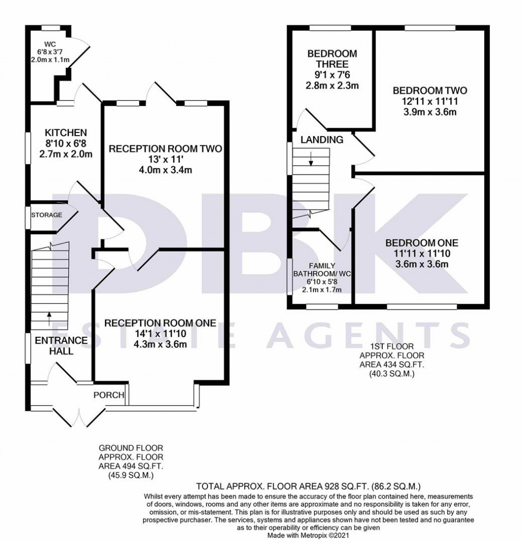 Floorplans For Heathdale Avenue, Hounslow, TW4