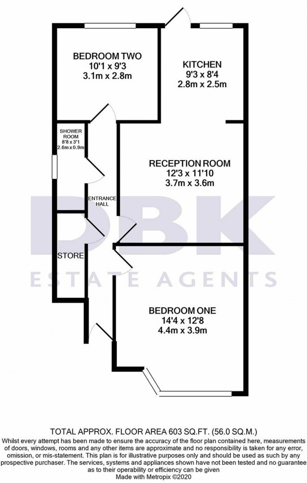 Floorplans For Rosemary Avenue, Hounslow, TW4