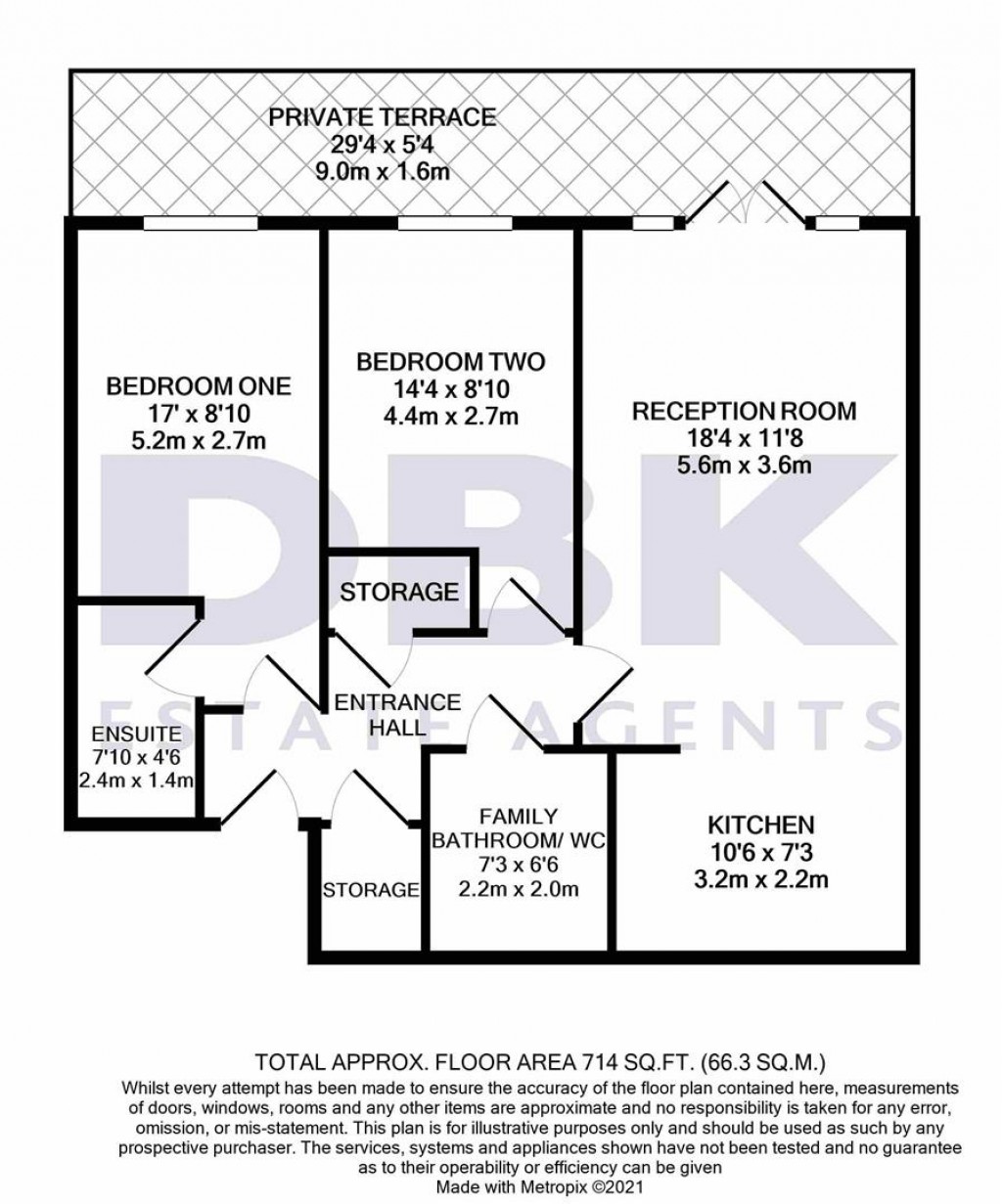 Floorplans For Smoothfield Court, Hibernia Road, Hounslow, TW3