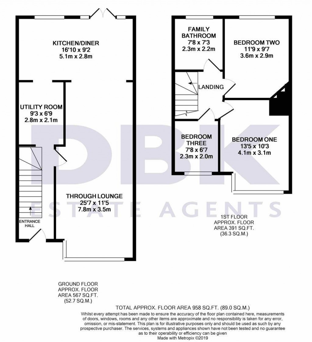 Floorplans For Clayton Road, Isleworth, TW7