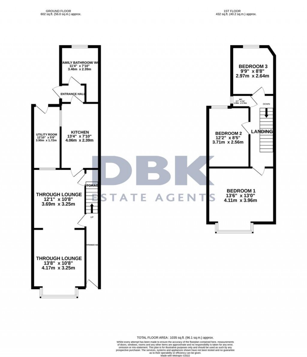 Floorplans For Regina Road, Southall, UB2