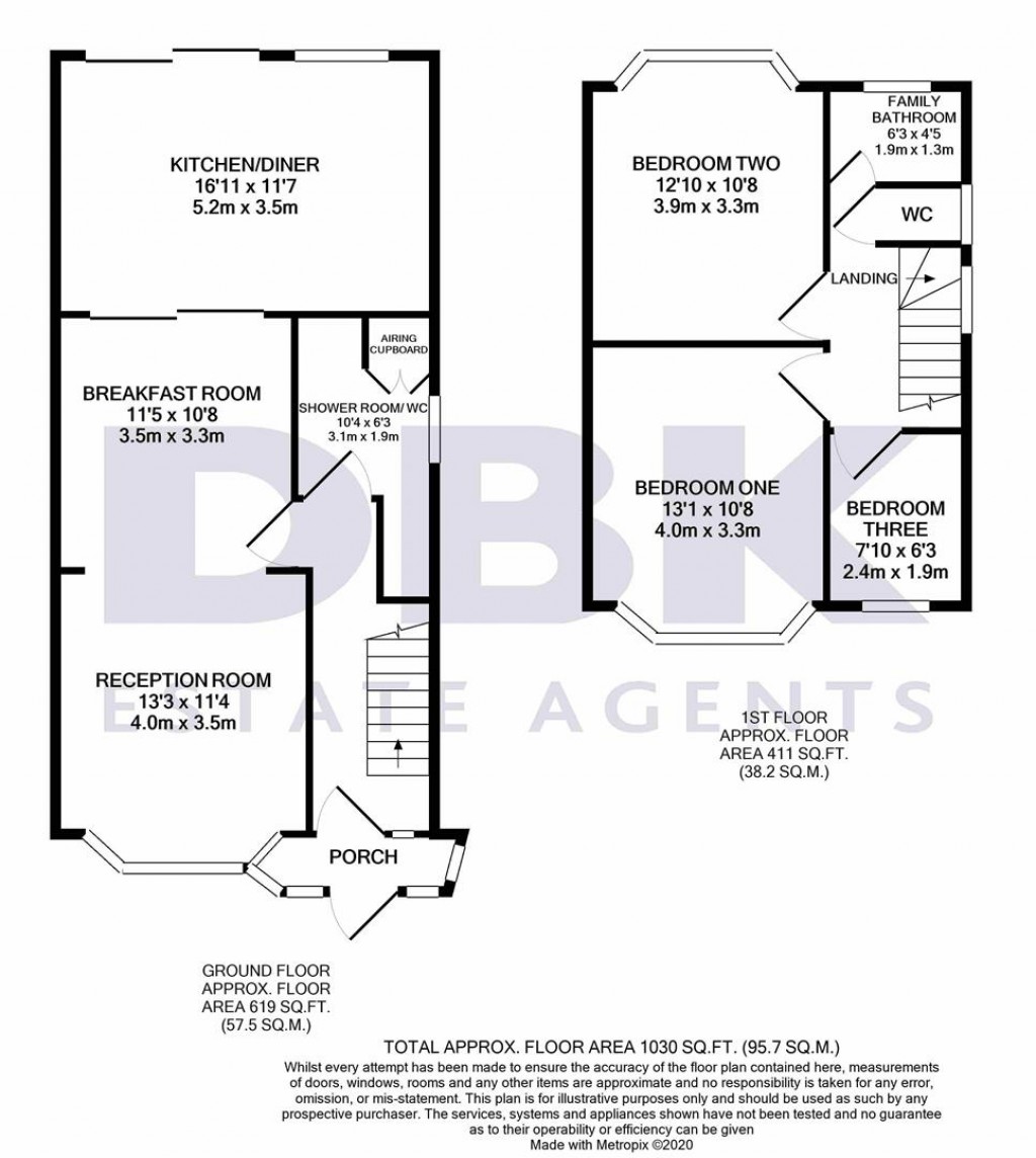 Floorplans For Ellerdine Road, Hounslow, TW3