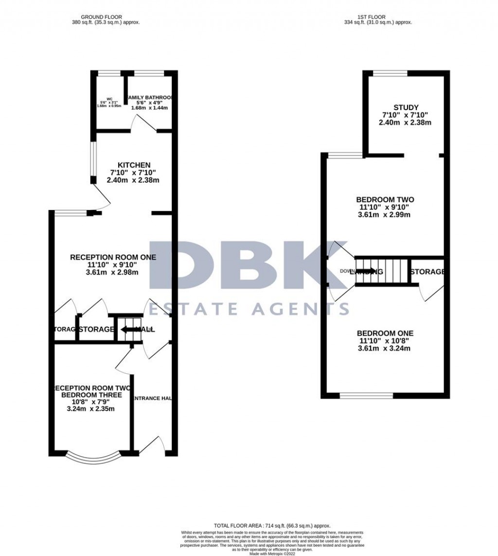 Floorplans For Albion Road, Hounslow, TW3