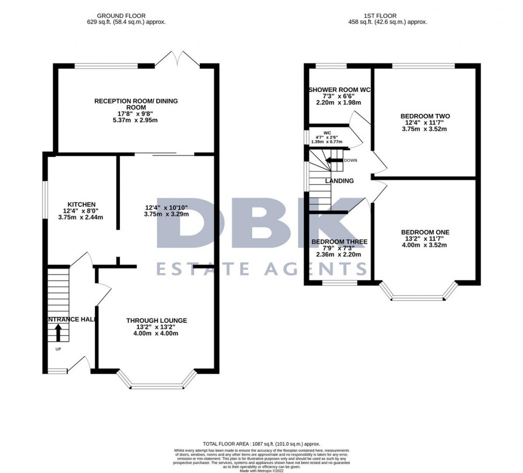 Floorplans For Blossom Way, West Drayton, UB7
