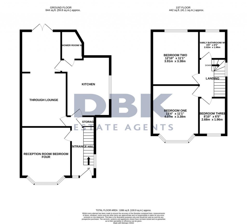 Floorplans For Dene Avenue, Hounslow, TW3