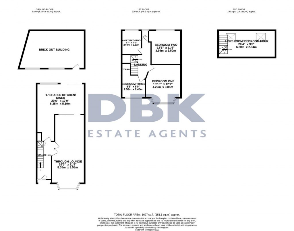 Floorplans For Hinton Avenue, Hounslow, TW4