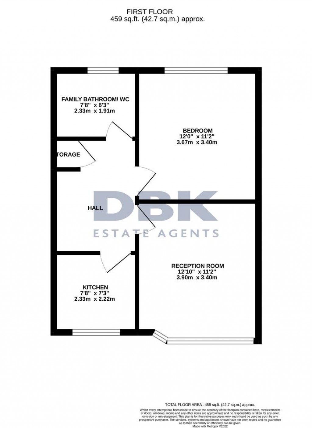 Floorplans For Rosemary Avenue, Hounslow, TW4