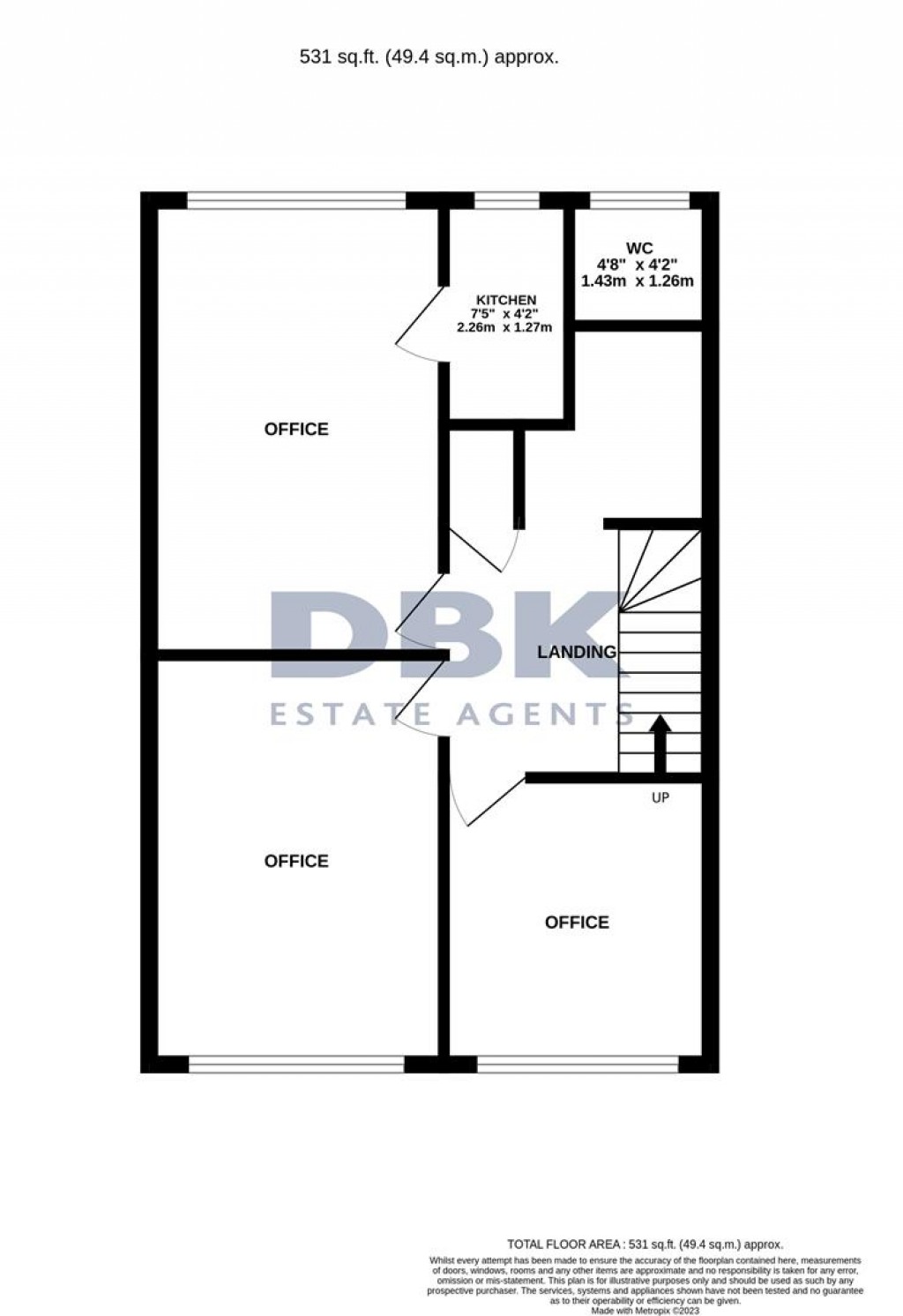 Floorplans For Kingsley Road, Hounslow, TW3