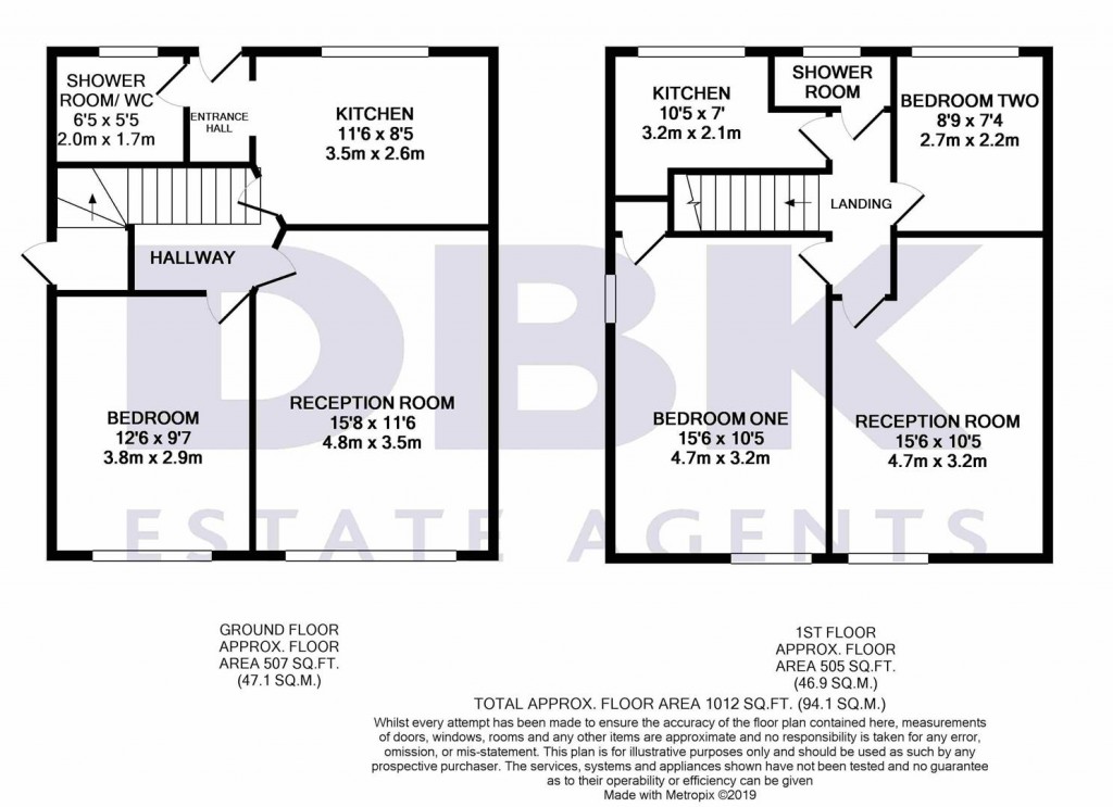 Floorplans For Brent Road, Southall, UB2