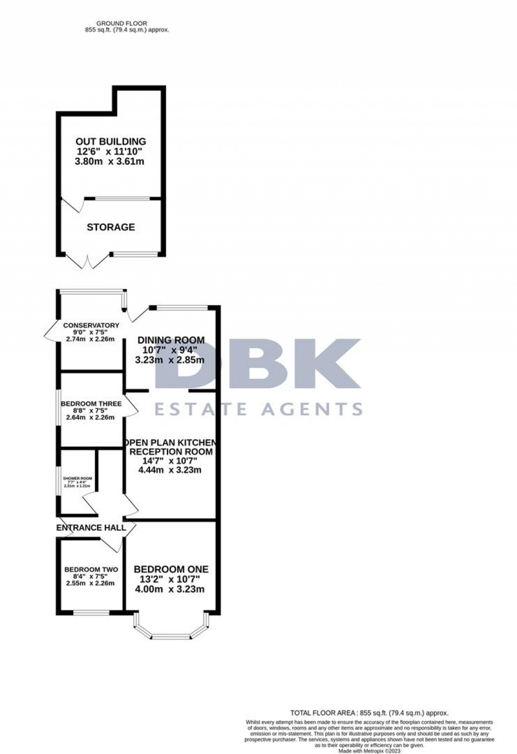 Floorplans For Grove Road, Hounslow, TW3