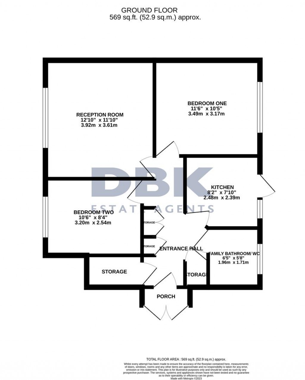 Floorplans For Oak Way, Feltham, TW14