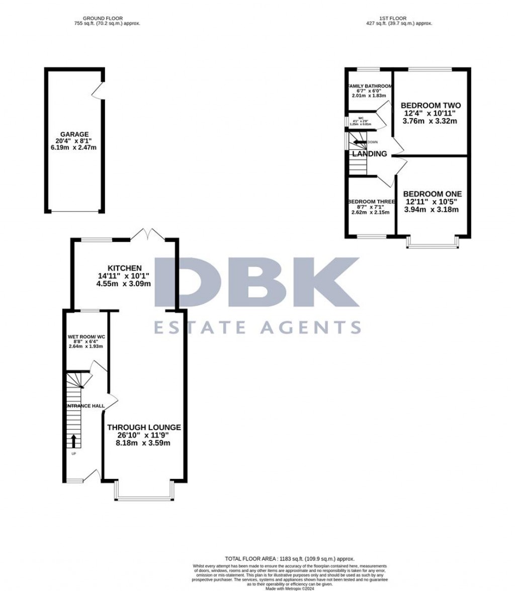 Floorplans For The Warren, Heston, TW5