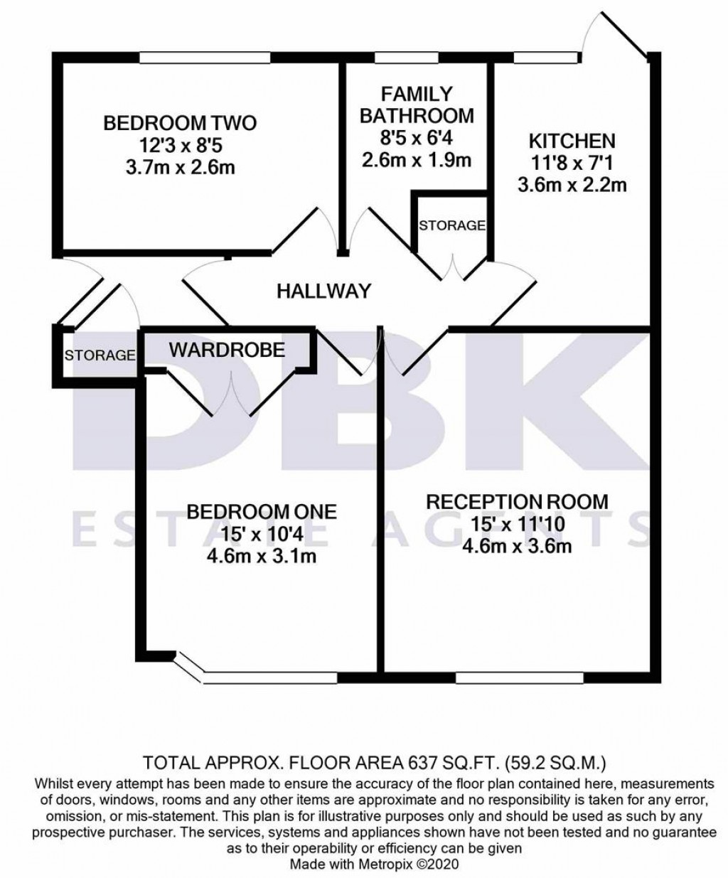 Floorplans For Worthing Road, Heston, TW5